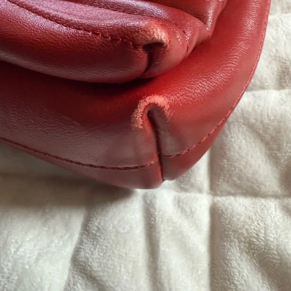 Tory Burch Kira Red Quilted Leather Bag ❤️ - Picture 9 of 15